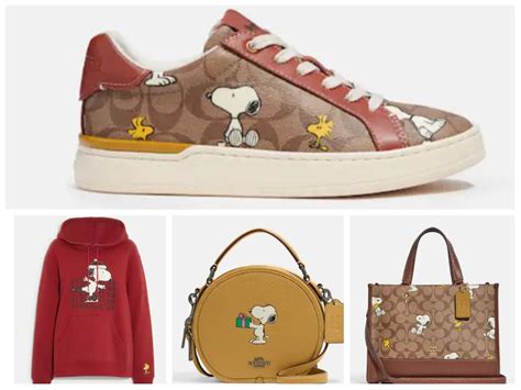 coach x peanuts snoopy.